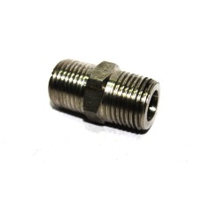 SS NPT Double Nipple Hex Adapter Male Heavy Stainless Steel 304